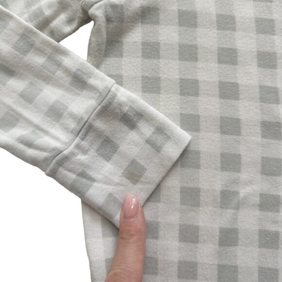 Childhoods Gray Gingham Rib Knit Set Size 3T - Picture 8 of 8